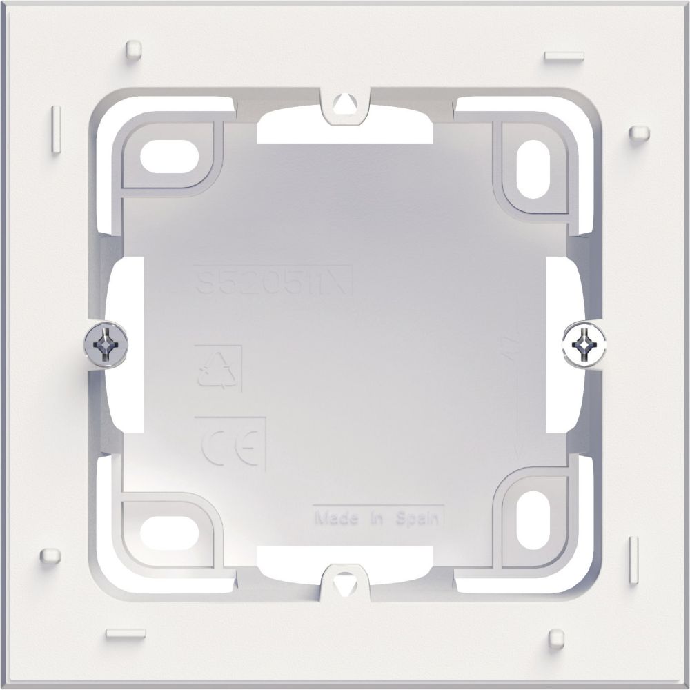 Cadre saillie 1 poste Odace Blanc Schneider