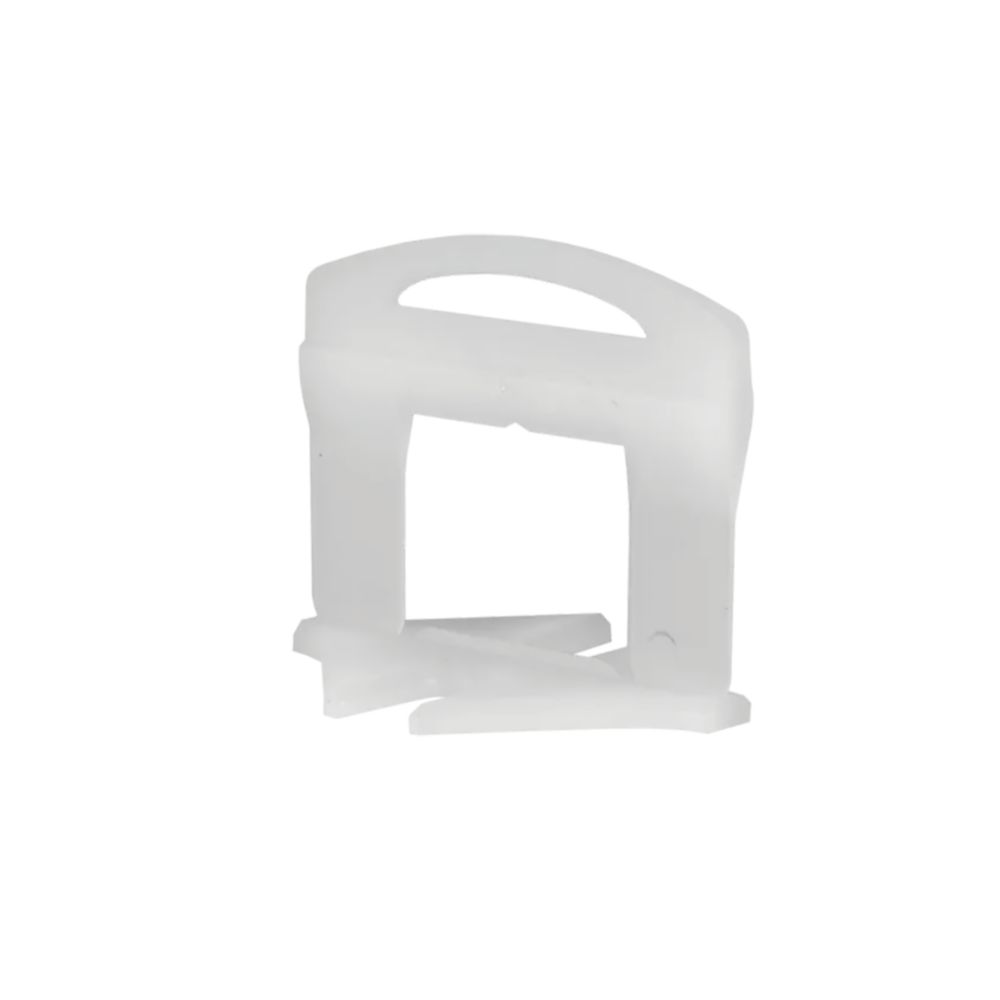 Clips d'espacement blancs du système de nivellement Delta Rubi 02842, espacement 1.5mm, 400 pièces