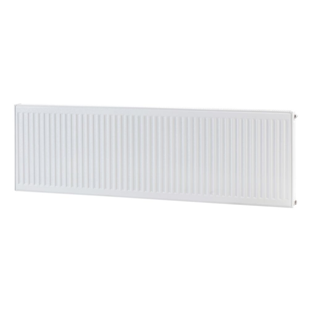 Radiateur eau chaude à simple panneau Flomasta type 11 500 x 1400mm blanc