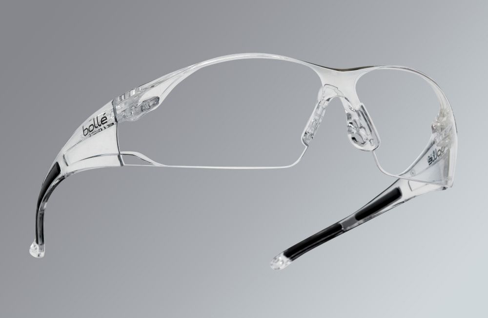 Lunettes de sécurité HD hydrophobe anti-rayures Bollé Safety Rush RUSHDPI