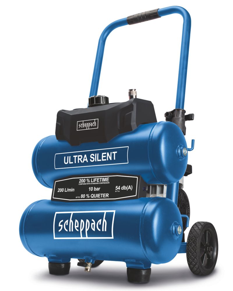 Compresseur filaire double cylindre 230V Scheppach 20L 750W