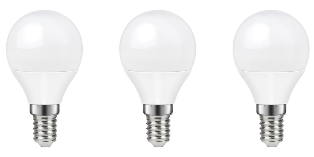 Lot de 3 ampoules LED mini globe LAP E14 250lm 2,2W