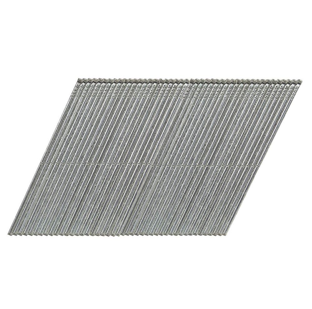 2 500 clous de finition inclinés galvanisés DeWalt calibre 16 x 44mm