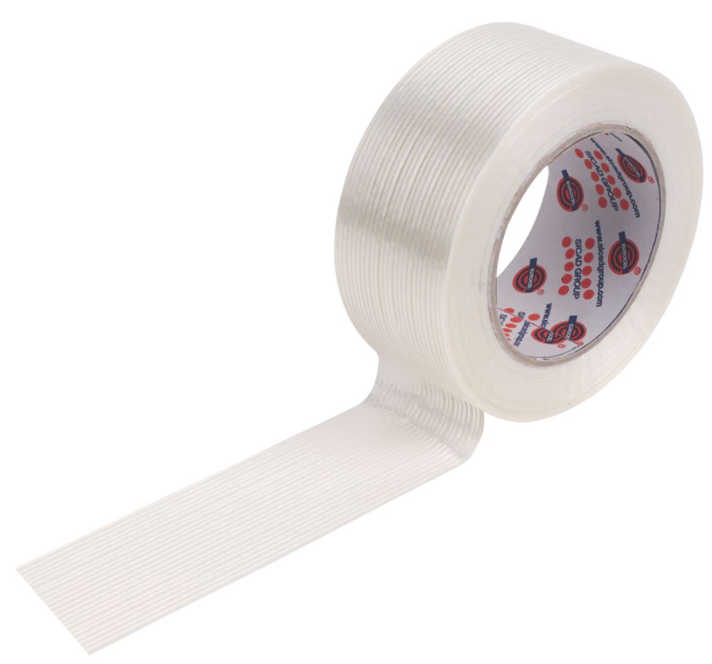 Ruban adhésif d'emballage extra-résistant Eurocel transparent 50m x 50mm