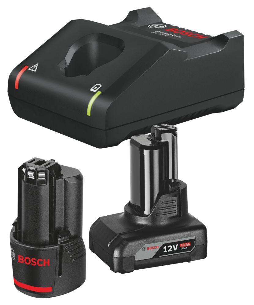 Kit de démarrage batterie Li-Ion CoolPack 12V 2,0/4,0Ah et chargeur Bosch GBA