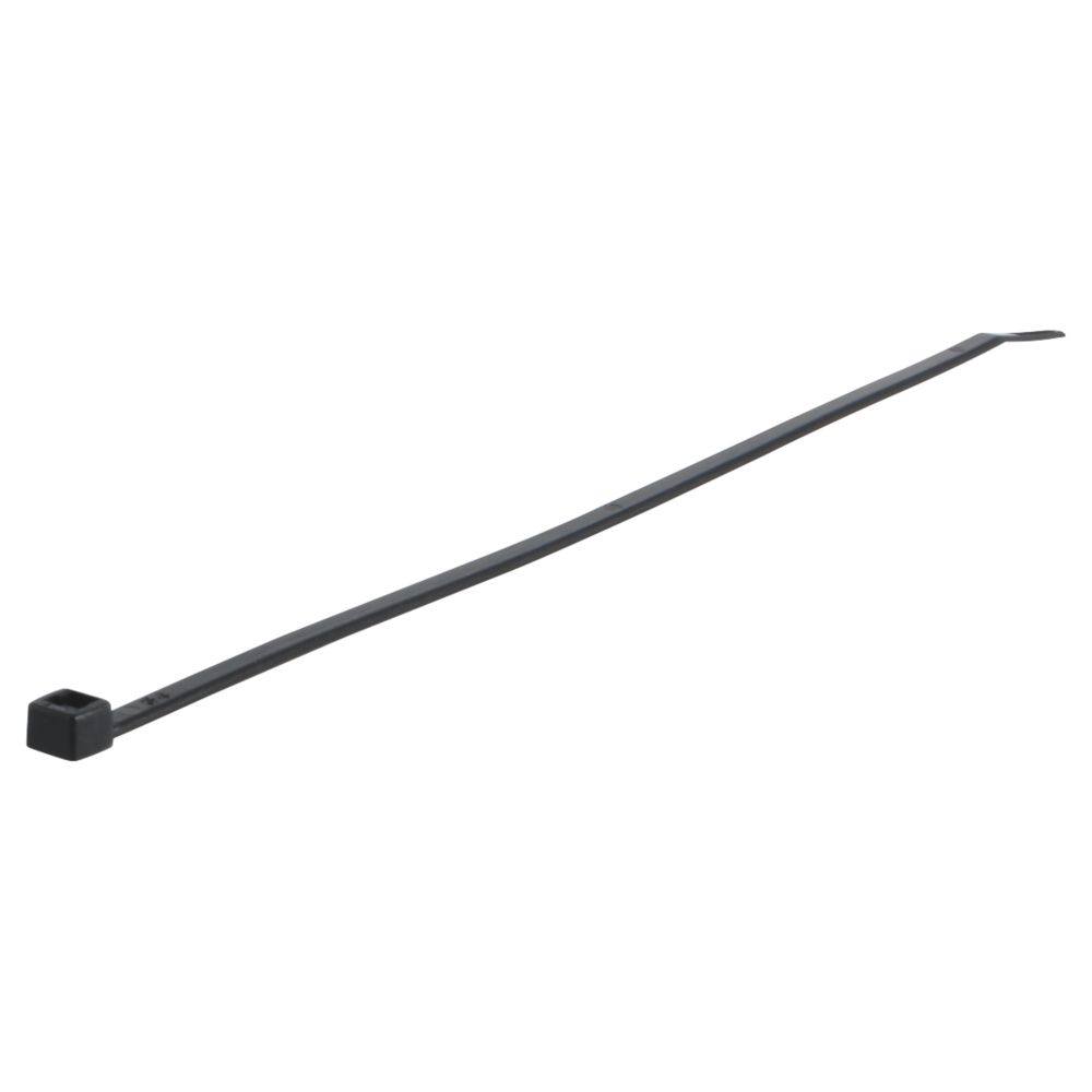 Colliers de serrage noirs Klauke 200mm x 3,5mm, lot de 100