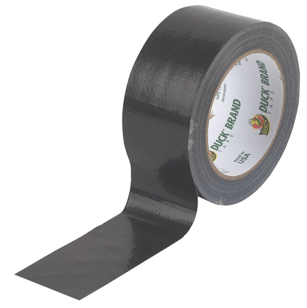 Ruban adhésif toilé maille 50 Duck Original noir 25m x 50mm