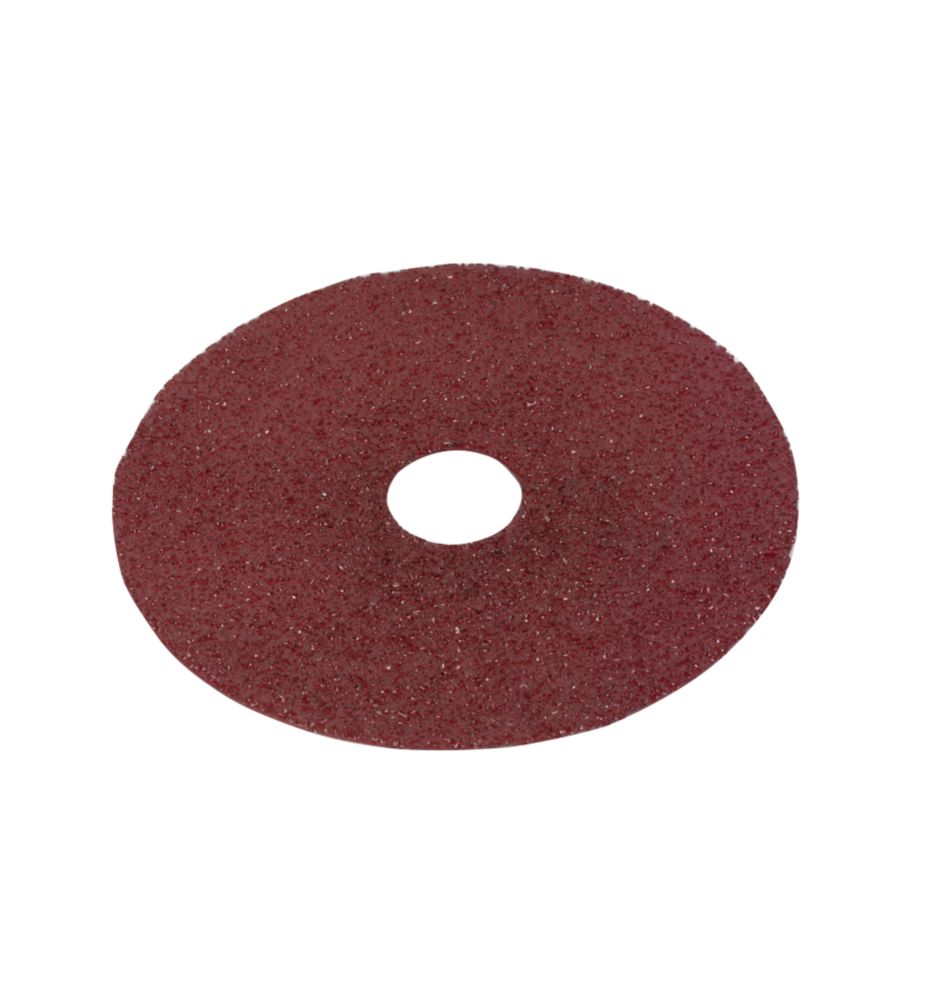 Lot de 10 disques abrasifs pour ponceuse fibre 115 x 22,3mm, grain 24