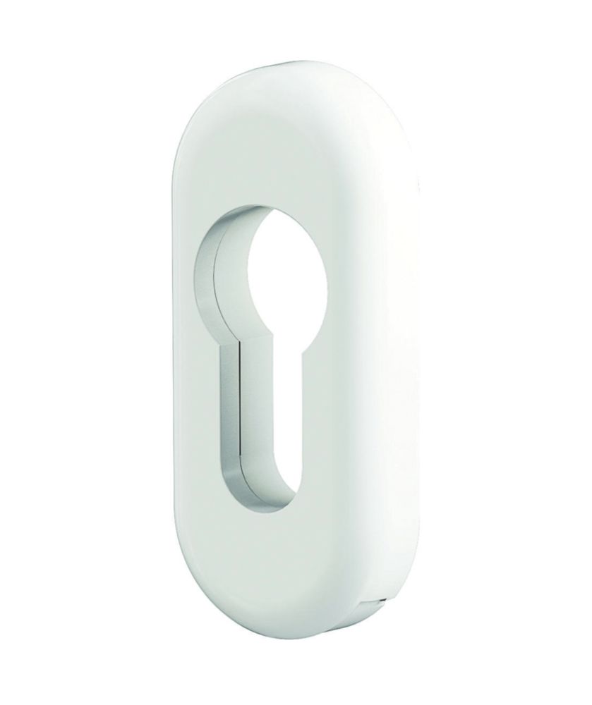 Écusson standard R9010B clé I Assa Abloy Scoot 6430 (paire), blanc, 29mm