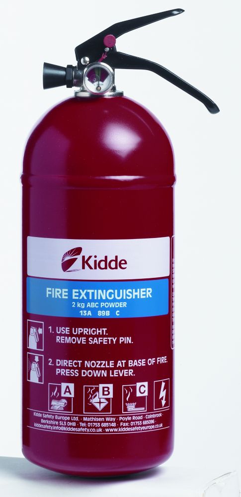 Extincteur à poudre sèche Kidde 2kg