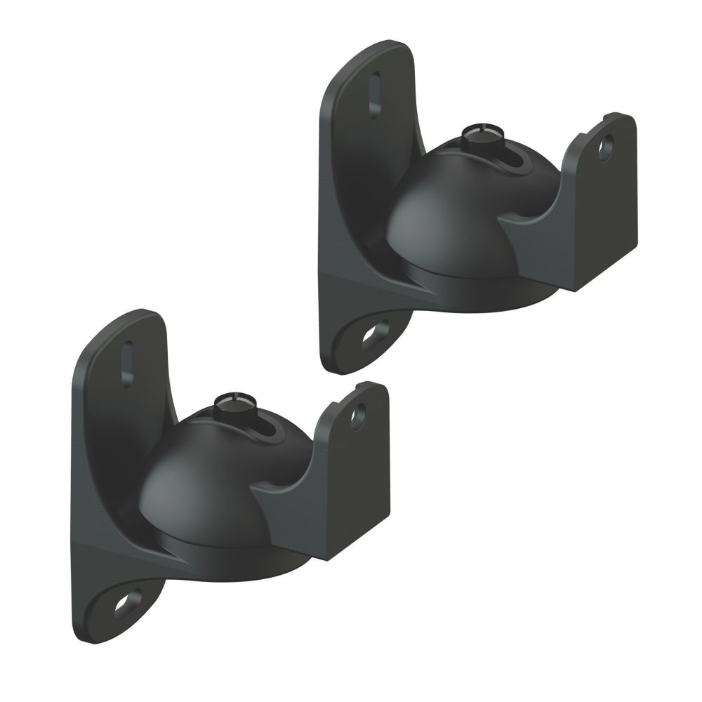 Lot de 2 petits supports de haut-parleur universels AVF noirs