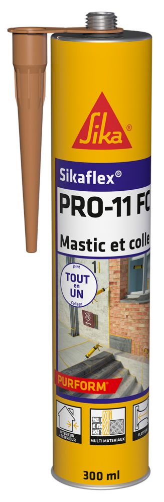 Colle mastic Sika Sikaflex Pro-11 FC beige 400g