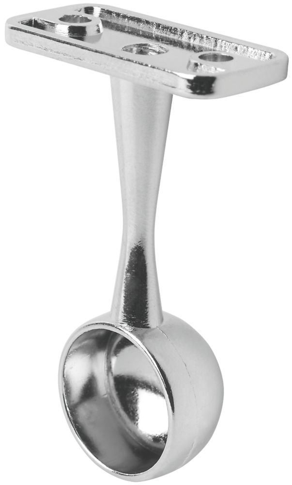 Lot de 2 naissances de tringle Smith & Locke en chrome poli 19mm