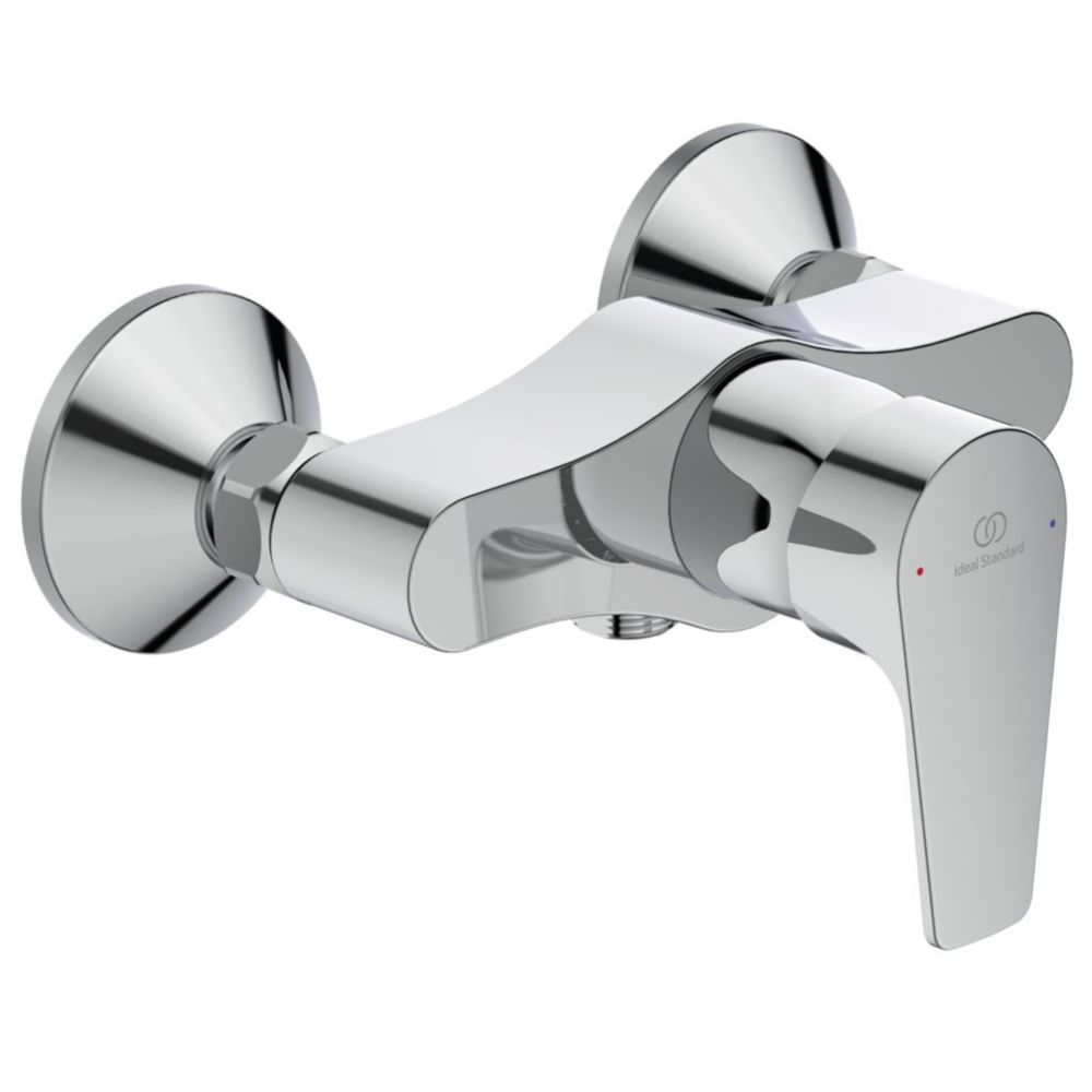 Vanne de mitigeur de douche fixe Ideal Standard Esla exposé chromé