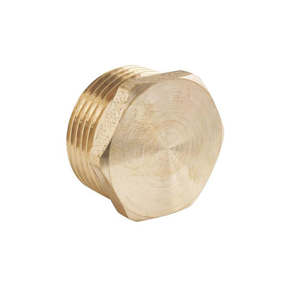 Bouchon à compression mâle en laiton Pronorm 33/42 - 1 1/4", lot de 2