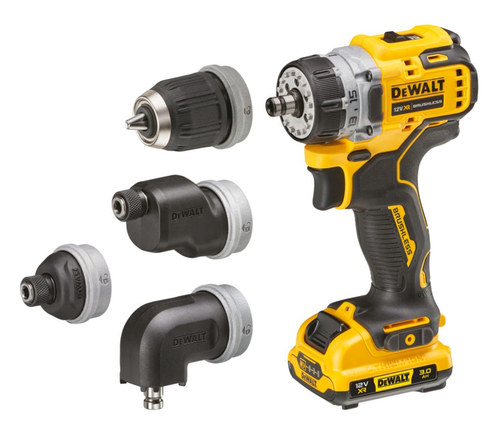 Perceuse visseuse sans fil brushless DeWalt DCD703L2T-QW 12V Li-ion XR 2 x 3Ah