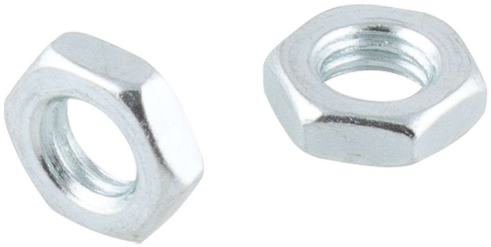 100 écrous plats hexagonaux en acier au carbone Easyfix M5