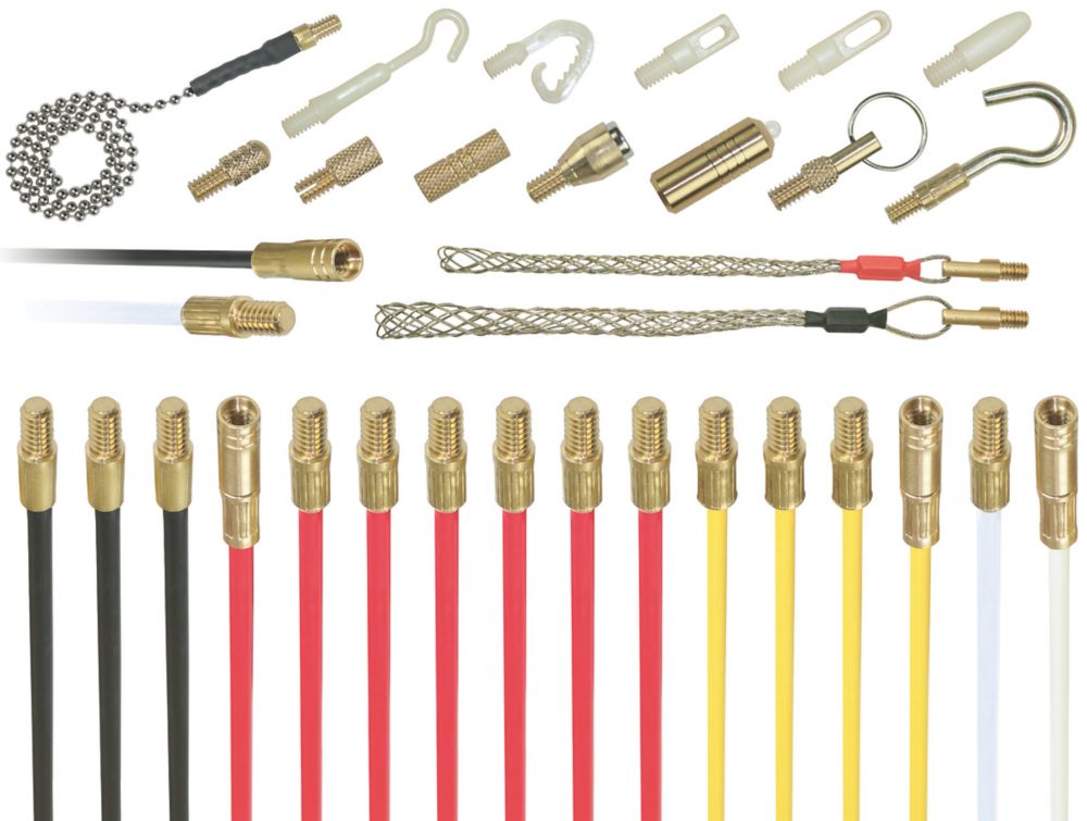 Kit de baguettes tire-fils Cable Rod Mega 15m 28 pièces