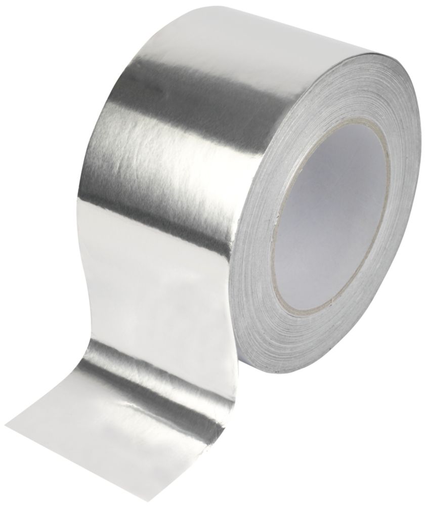 Ruban adhésif aluminium Diall argent 45m x 75mm