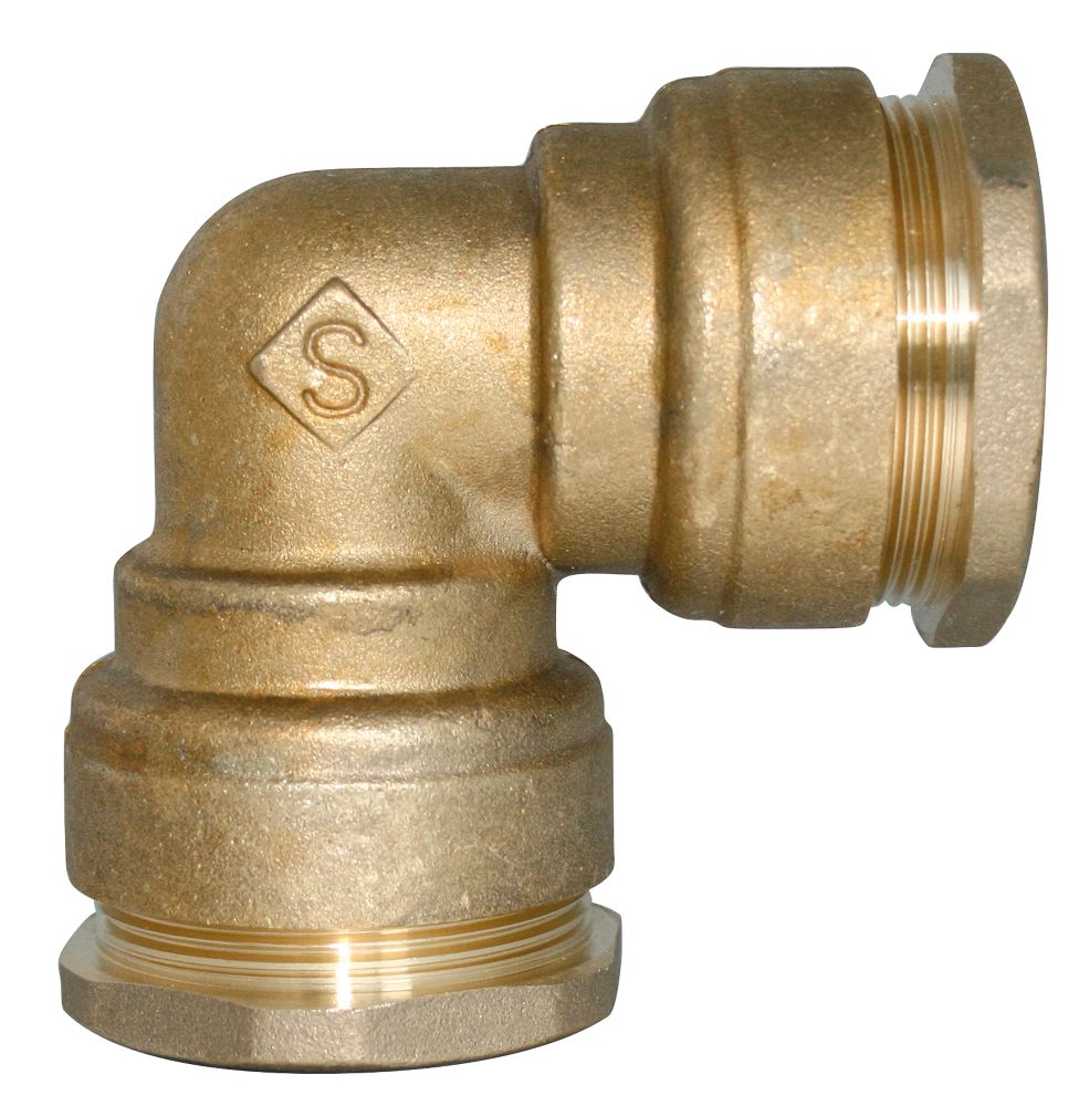 Coude égal 90° en laiton pour tube PE 32mm SUMO Pronorm
