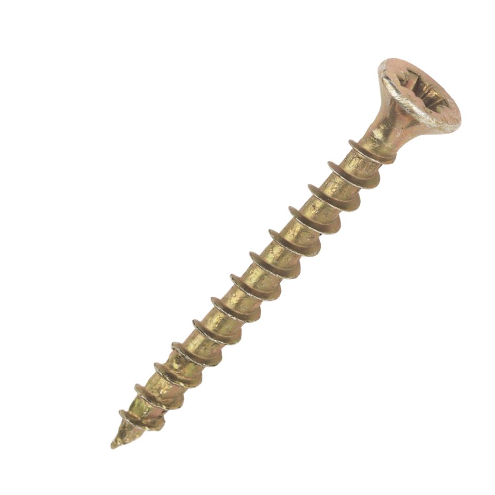 200 vis à bois à tête fraisée PZ Spax Yellox 4,5 x 50mm