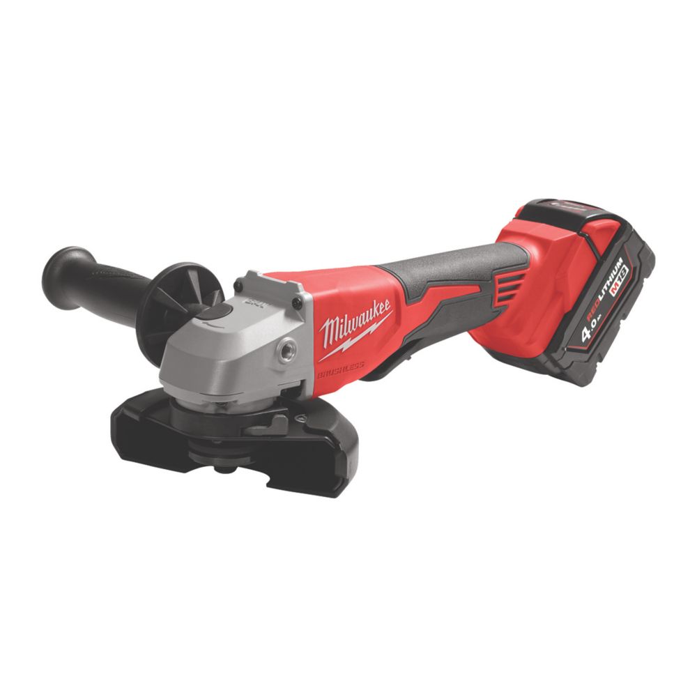 Meuleuse d'angle sans fil brushless Milwaukee 18V 125mm 2 x 4Ah Li-ion RedLithium
