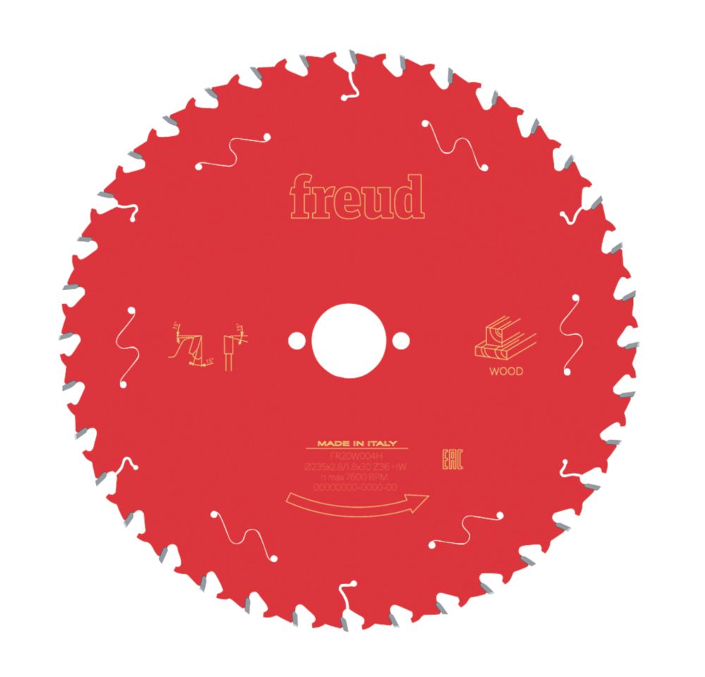 Lame de scie circulaire 235 x 30mm 36 dents Freud