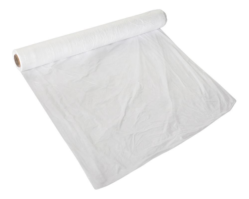 Rouleau de bâche de protection en polyéthylène 50m x 2m