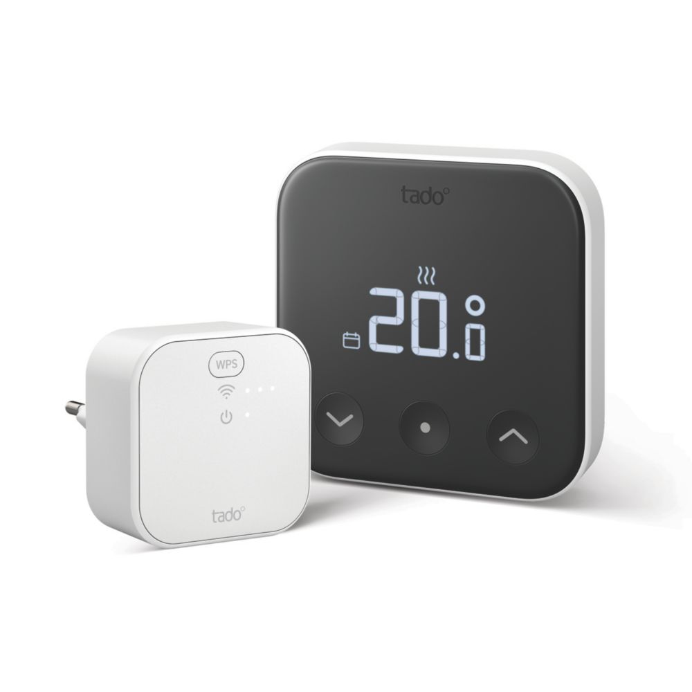 Kit thermostat ambiant intelligent filaire pour chauffage Tado X