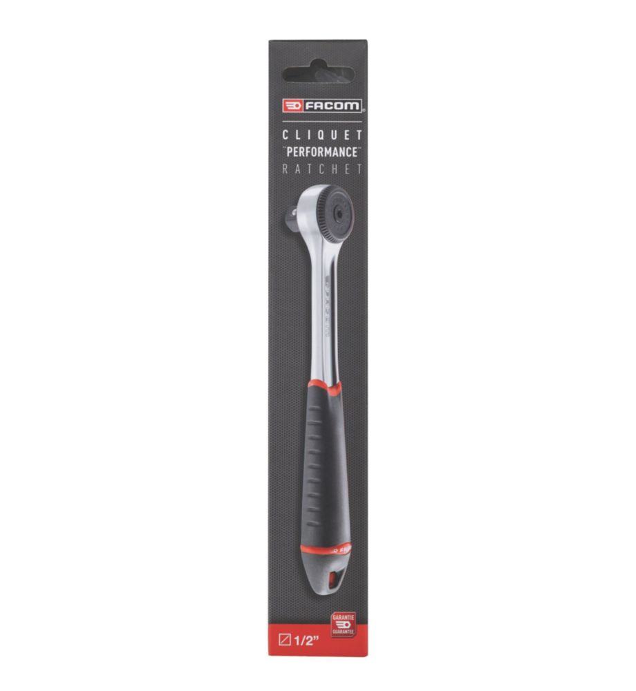 Clé à cliquet à tête ronde hautes performances 1/2" Facom 260mm