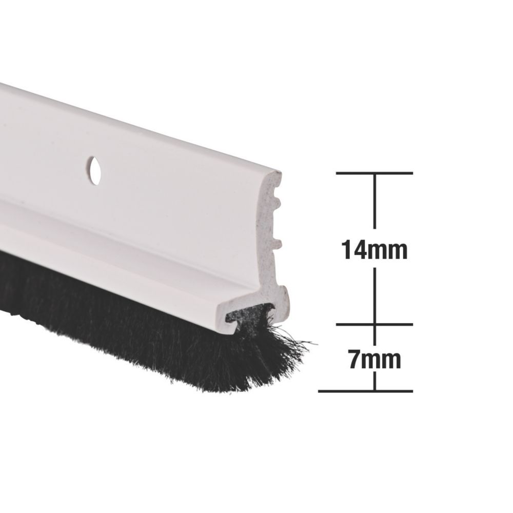Lot de 5 joints pour portes et fenêtres Stormguard blancs 1,05m