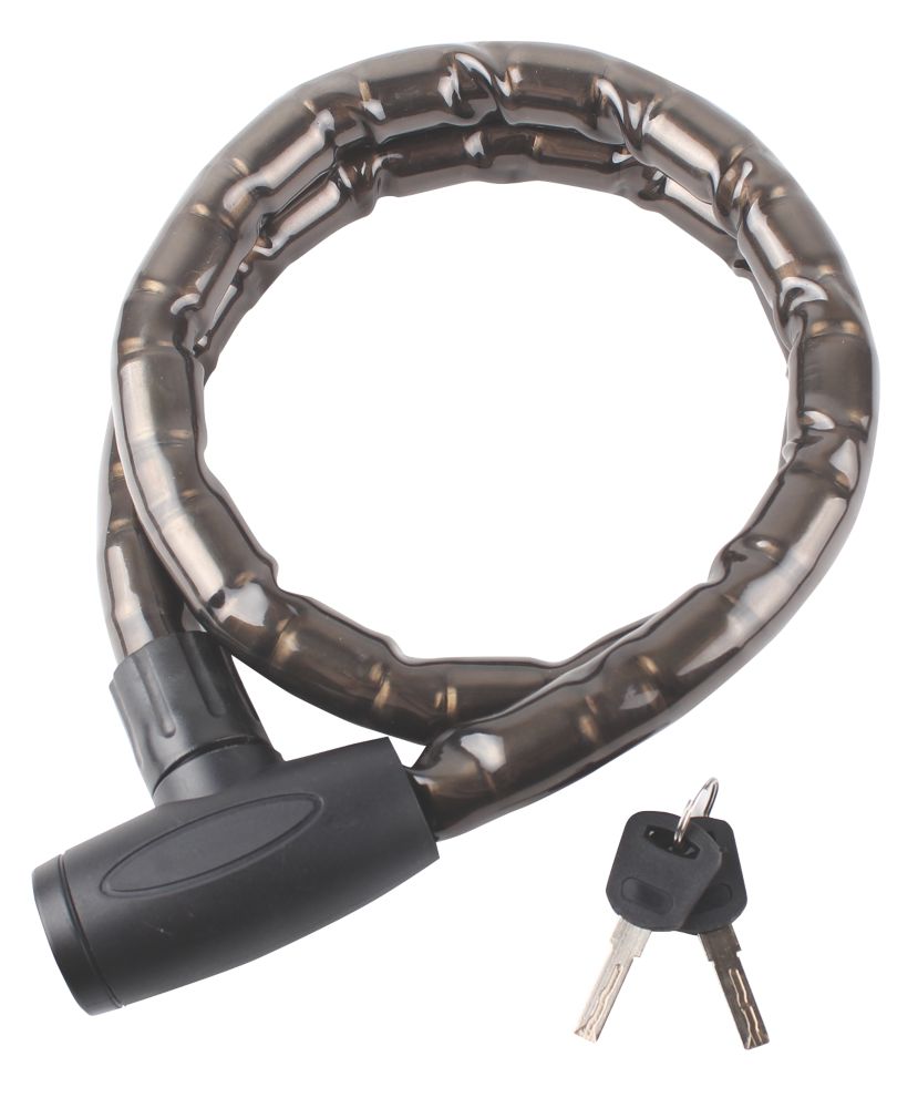 Câble de sécurité blindé en métal et plastique Smith & Locke 1,2m x 22mm