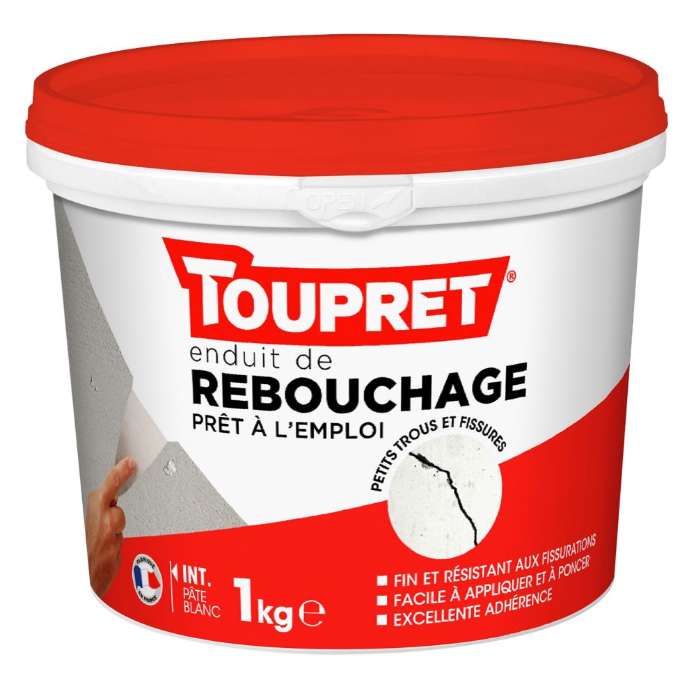 Enduit prêt à l'emploi Toupret 1kg