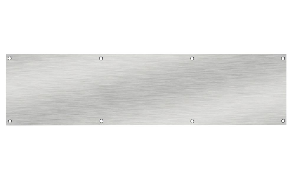 Plaque de bas de porte Eurospec en acier inoxydable satiné 915 x 150mm