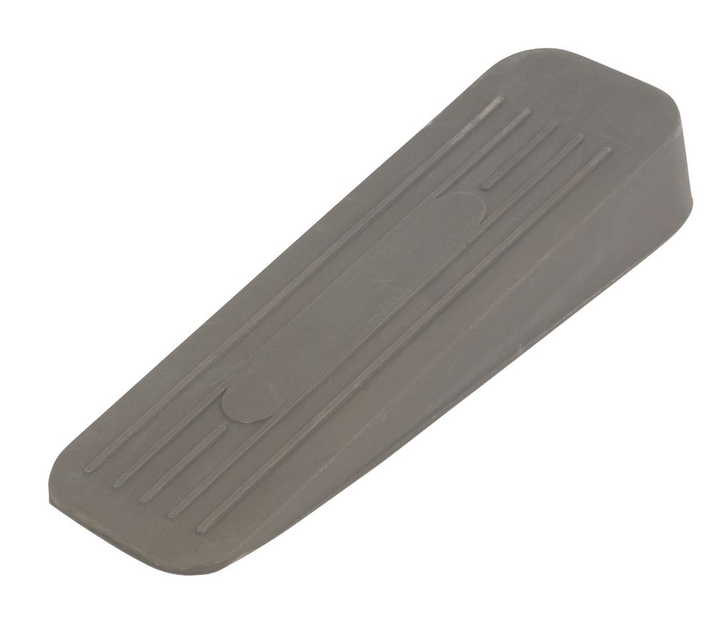 5 cale-portes en caoutchouc gris