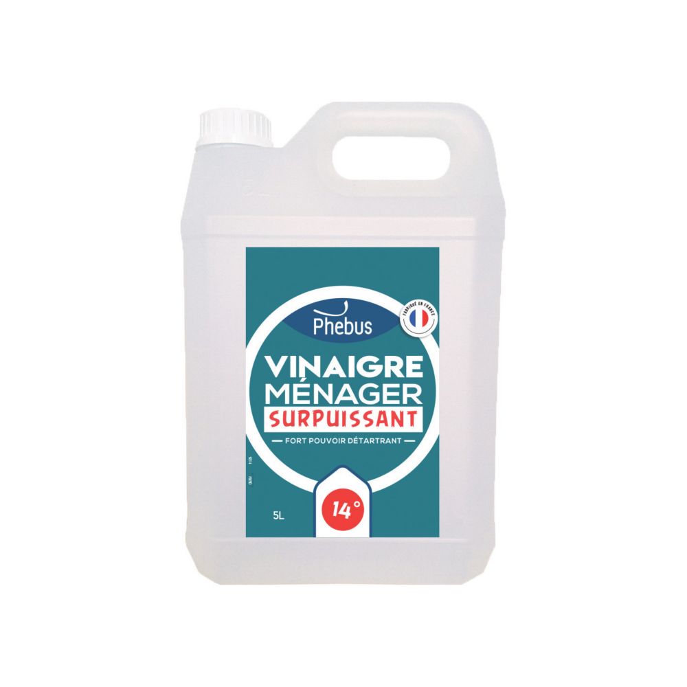 Vinaigre domestique puissant à 14° Phebus 5l