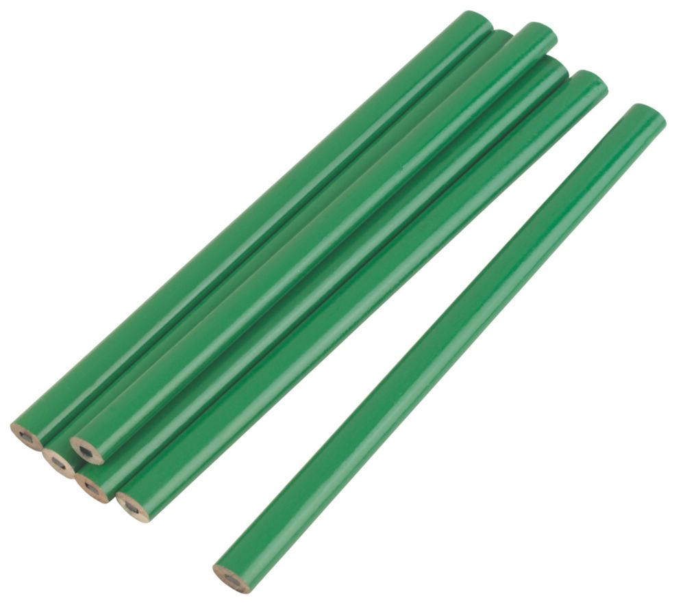 6 crayons de maçon 4H 175mm