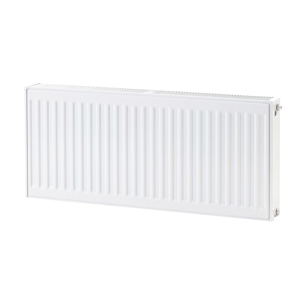 Radiateur eau chaude à double panneau Flomasta type 22 400 x 1000mm blanc