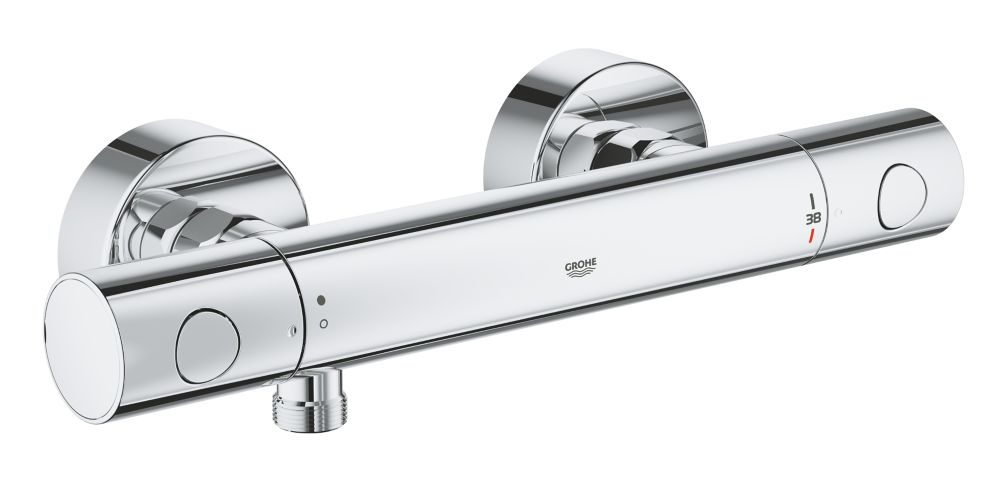 Mitigeur de douche thermostatique chromé Grohe PRECISION GET