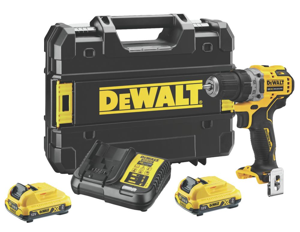 Perceuse visseuse sans fil brushless DeWalt XR DCD701D2-QW 12V Li-Ion 2,0Ah