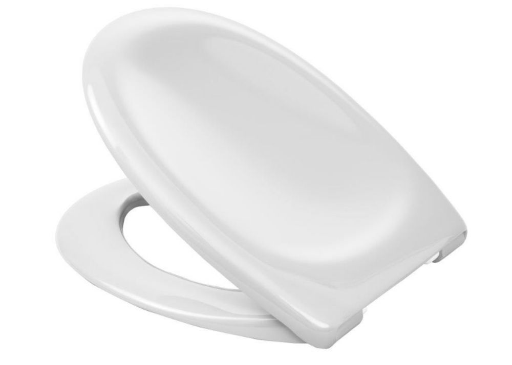 Abattant de WC à fermeture douce en plastique thermodurcissable blanc Siamp Esterel Optimum