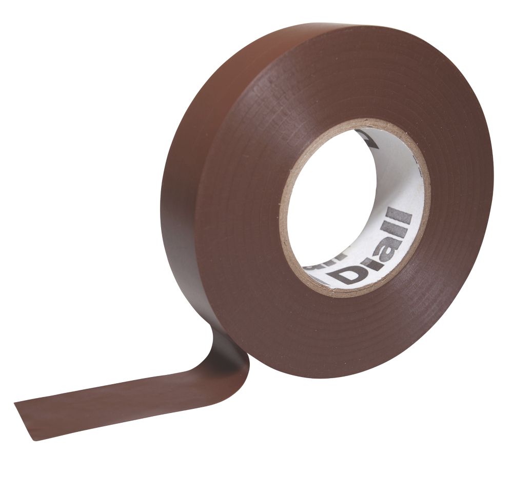 Ruban isolant 510 Diall marron 33m x 19mm