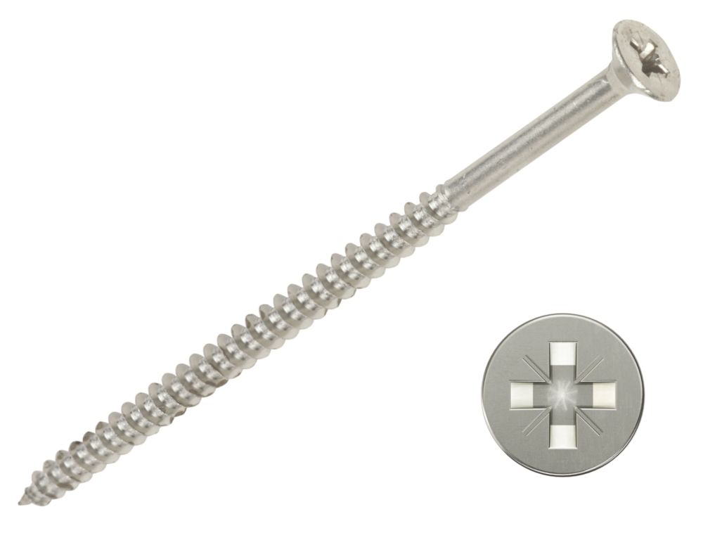 100 vis à bois à double tête fraisée PZ Ultra Screw 5 x 90mm