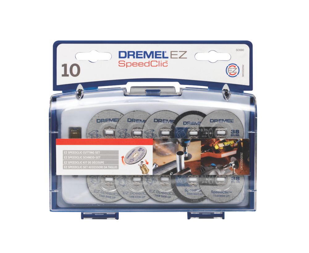 Coffret de 10 disques à tronçonner SC690 EZ SpeedClic Dremel