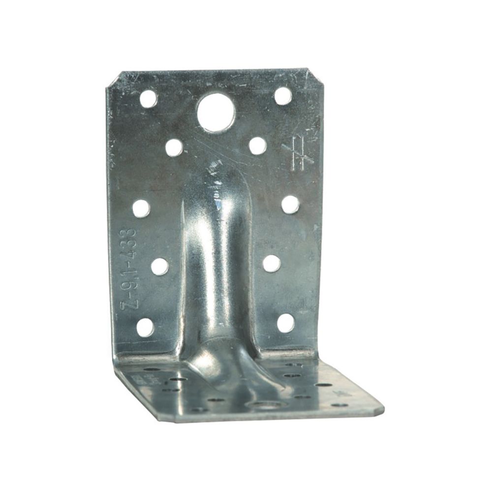 Équerre de fixation renforcée Simpson Strong-Tie ABR90 galvanisée 65mm x 90mm 1 pièce