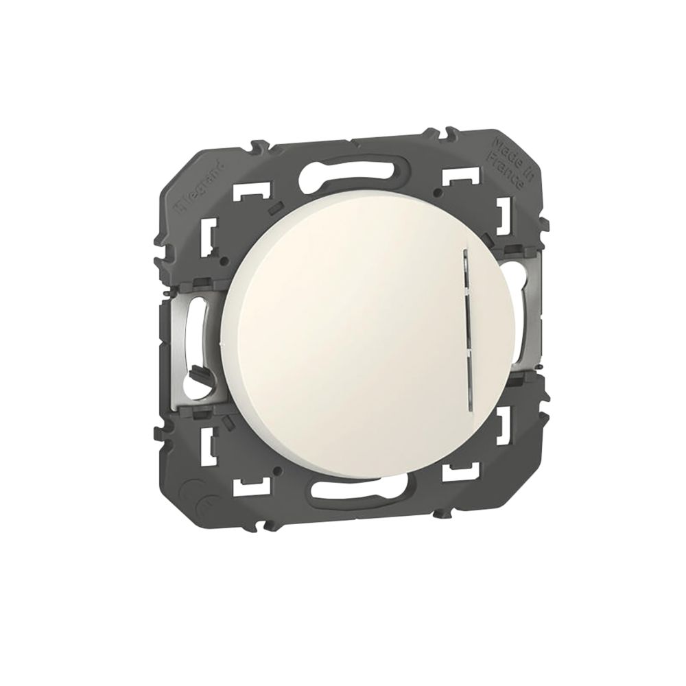 Poussoir lumineux 1 poste Dooxie Blanc Legrand