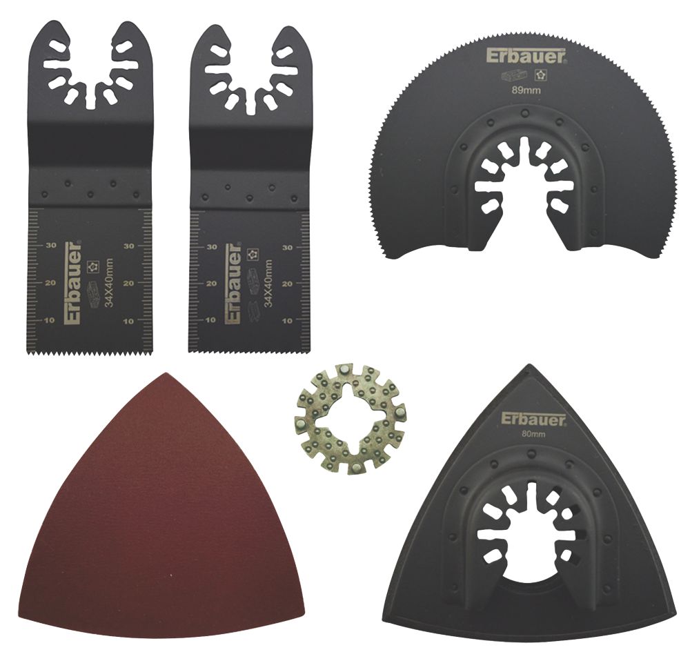 Kit de 15 accessoires outil multifonction Erbauer