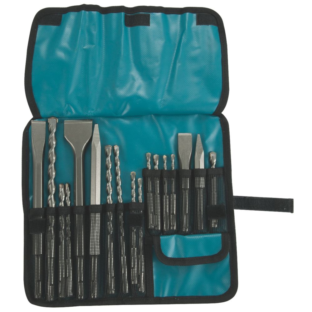 Jeu de 17 forets béton et burins Makita