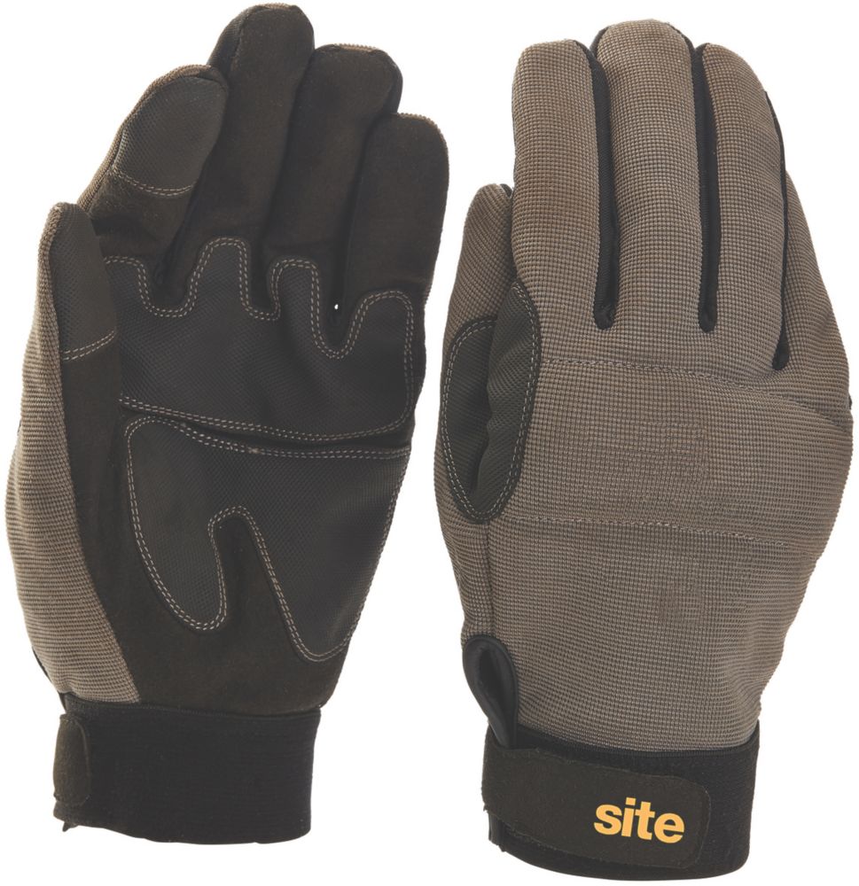 Gants de manutention haute performance Site KF350 gris / noir taille L