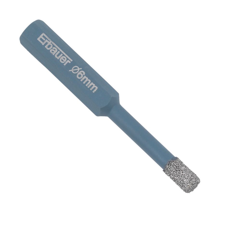 Foret diamant carrelage 6 x 67mm Erbauer
